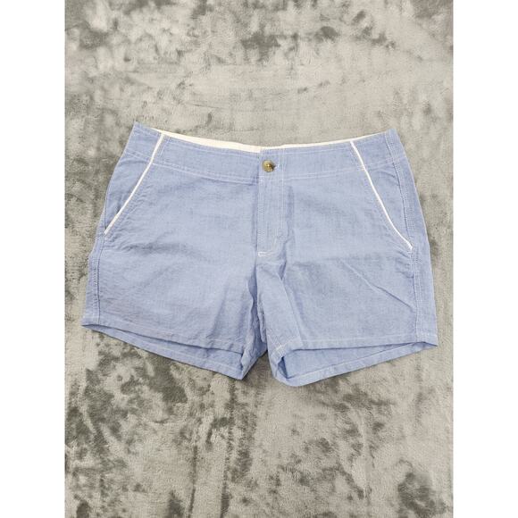 Columbia PFG Solar Fade Shorts Size 8 Stormy Blue Fishing Outdoors 4" Inseam - Picture 1 of 14